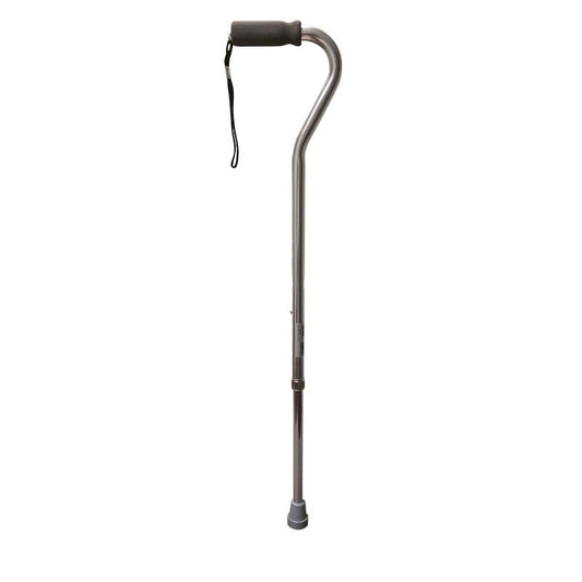 Aluminum Cane Silver, Adjustable 30-39"