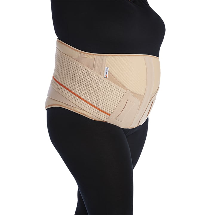 LUMBOSACRAL BACK SUPPORT BELT WITH DUAL TENSIONER SYSTEM