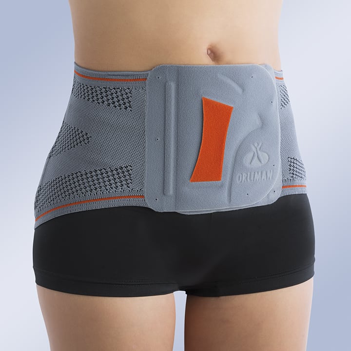 LUMBOSACRAL BACK SUPPORT WITH VISCO-ELASTIC PAD – LUMBOSACRAL BACK SUPPORT WITH SEMI-RIGID STAYS – UNISEX