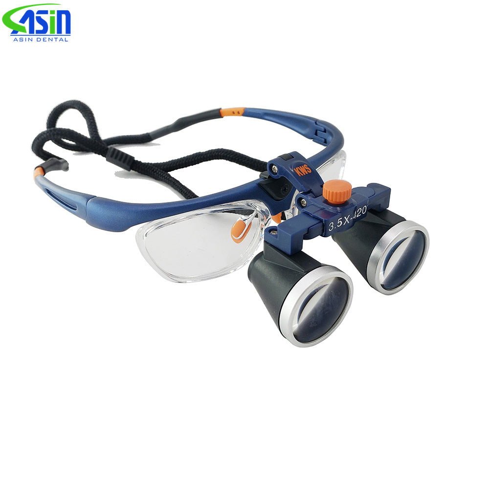 Dental loupe 2.5X 3.5X Screw Microsurgery Veterinary binocular Dentistry ENT General Surgery medical loupe light