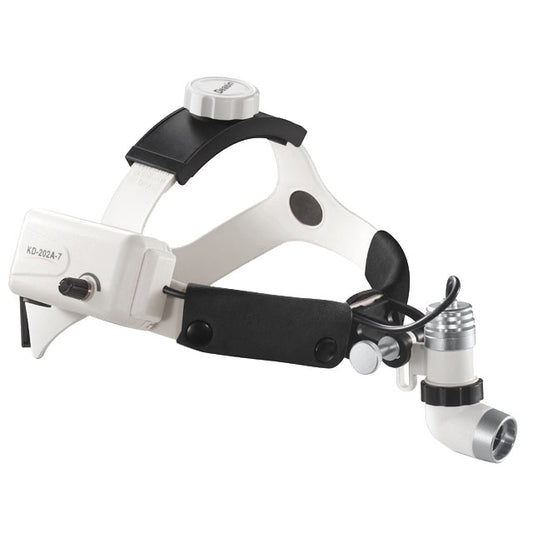 KD-202A-7 3W LED Surgical Medical Head Light Lamp Headlight Electric Metal Steel Ce Resin 1 YEAR Online Technical Support 1years