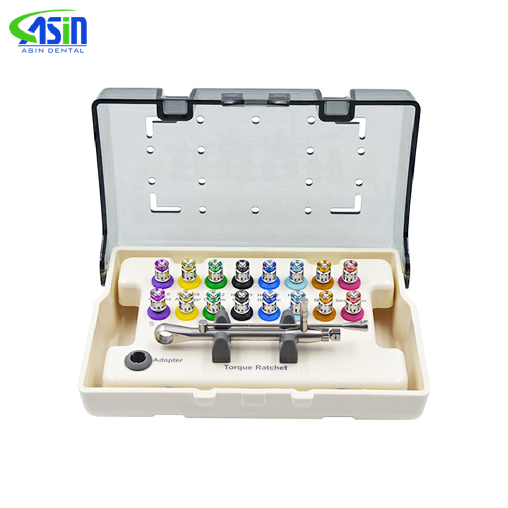 Dental Implant Universal Repair Tool Kit Torque Wrench 16Pcs Screwdrivers medical equipment/instruments motor handpiece