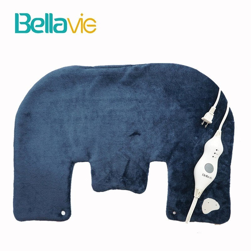 110V-130V Low Voltage US Plug 18*25" Soft Electric Heating Pads for Neck and Shoulders Pain Relief Menstrual Cramps Heat Therpay