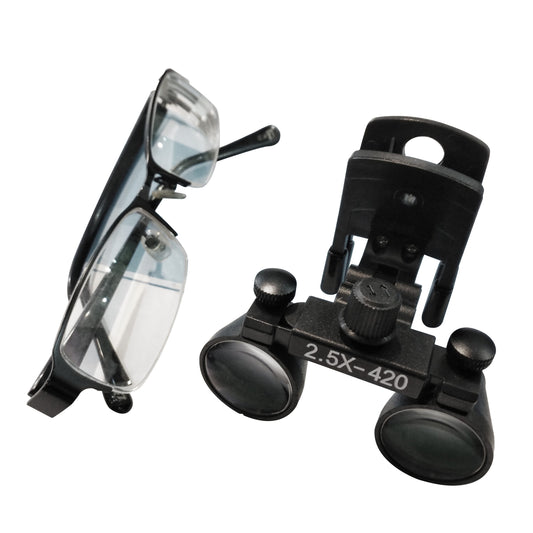Dental Loupes 2.5x/3.5x Medical Loupes Clip Type