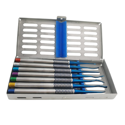 Dental Elevator Dental Lusating elevator 7 Blue Root Elevator Luxating