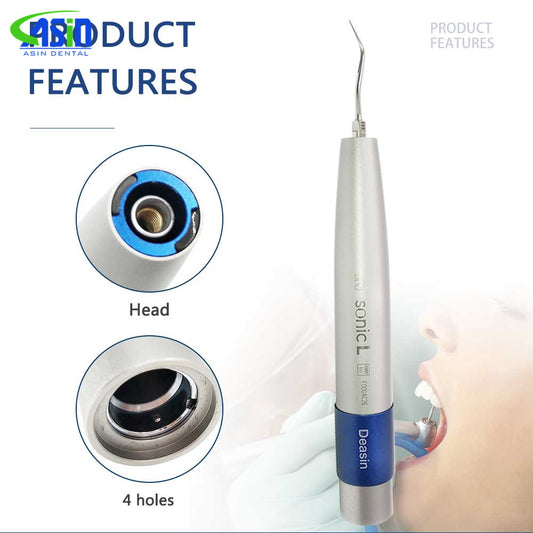 Dental SONIA L Ultrasonic Piezo Handpiece Fiber Optic Led Air Scaler Dental Chair Unit Tools Materials