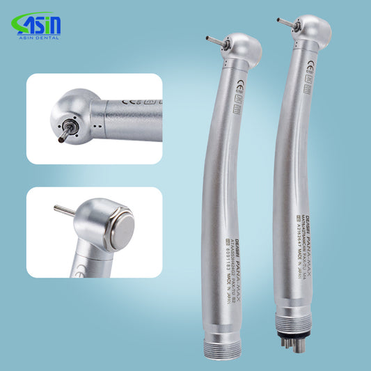 Deasin Dental Pana-Max 2/4 Holes Dental High Speed Standard Head Turbine Handpiece with Air Motor Handpiece
