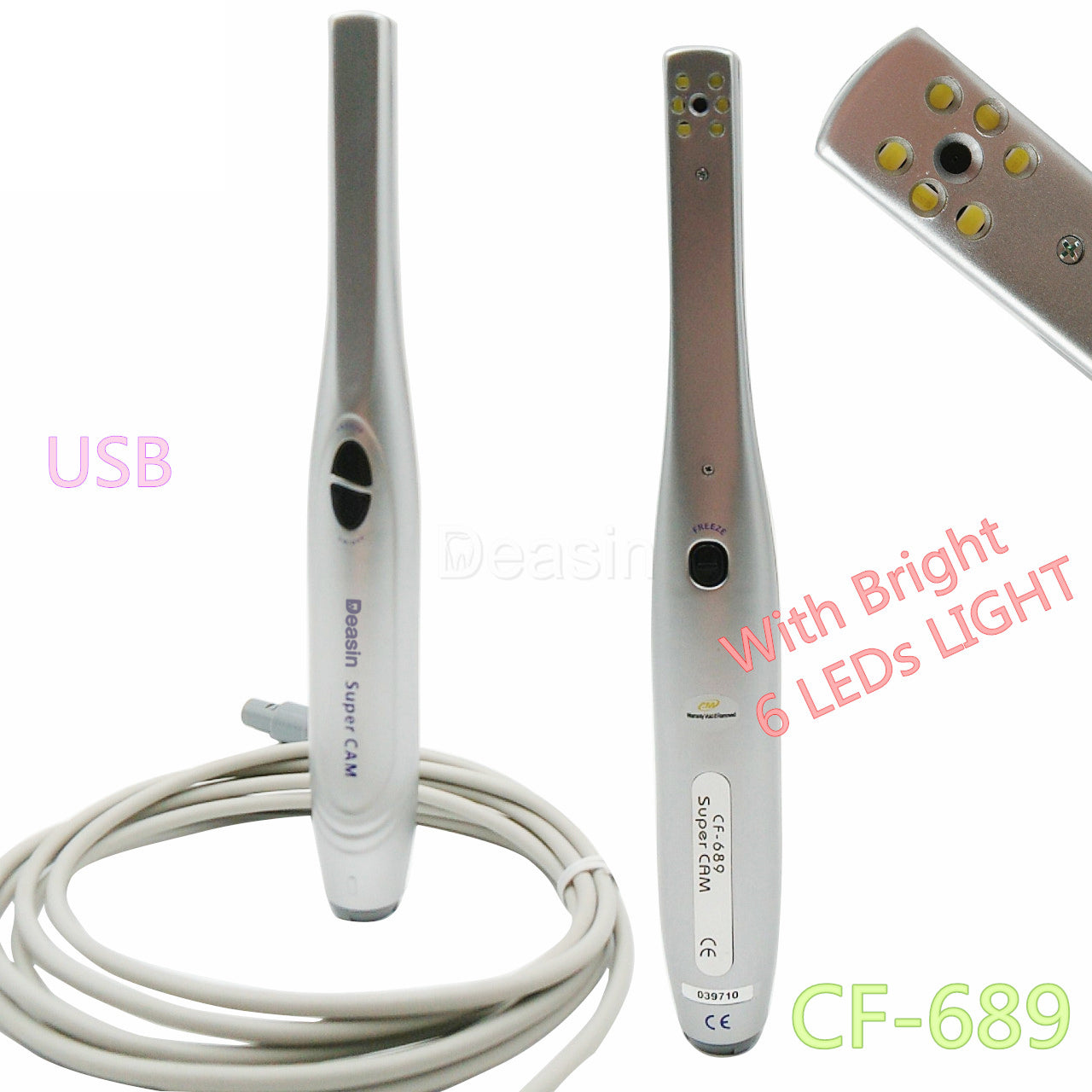 USB Type Wired Intra Oral Camera Dental Intraoral Camera Supply USB Endoscope Cameras CF-689