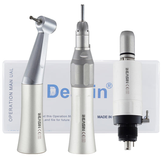 Dental Portable Unit FX 205S Low Speed Handpiece Kit Straight Nosecone Contra Angle Motor Electric Ce Online Technical Support