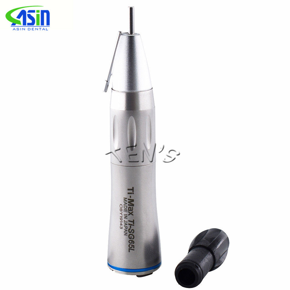 Dental Slow Speed Surgical Straight handpiece / dental fiber Internal water spray low speed straight handpiece