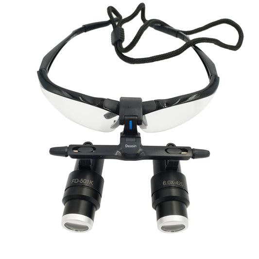 4X/5X/6X Kepler Binocular Headwear Medical magnifying glass Surgical loupes Dental Loupes medical loupes FD-401-K