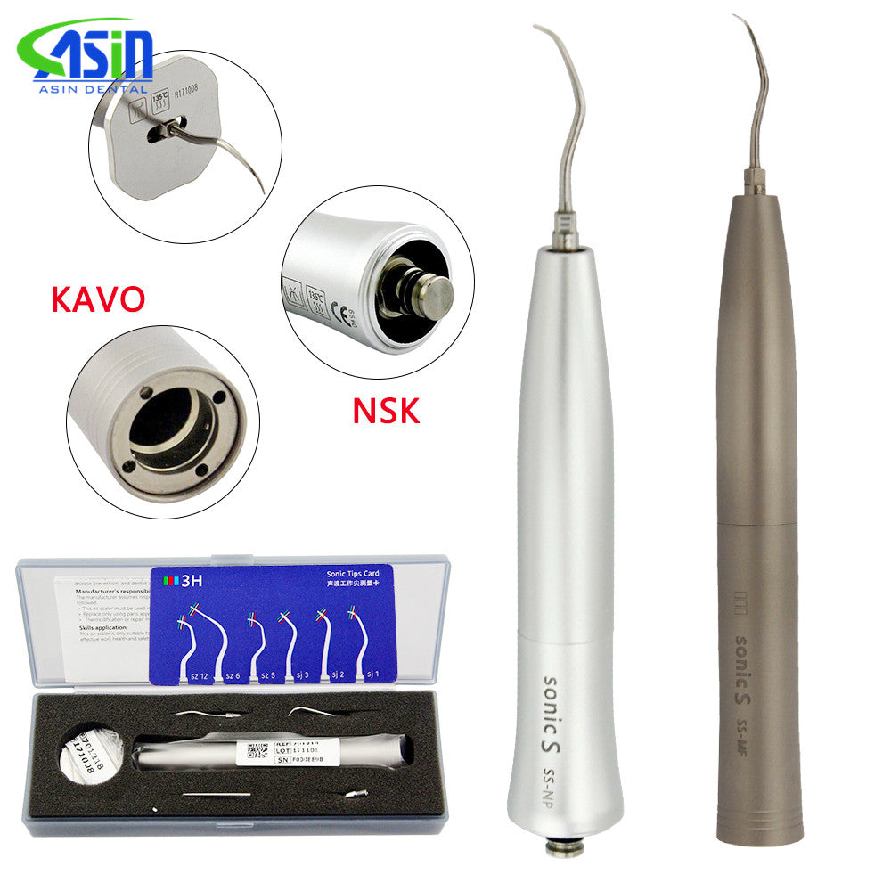 Dental High Quaility Ultrasonic Scaler N SK / K AVO Coupling Handpiece SONIC S With 3 Tips Teeth Cleaning Whitening Pen