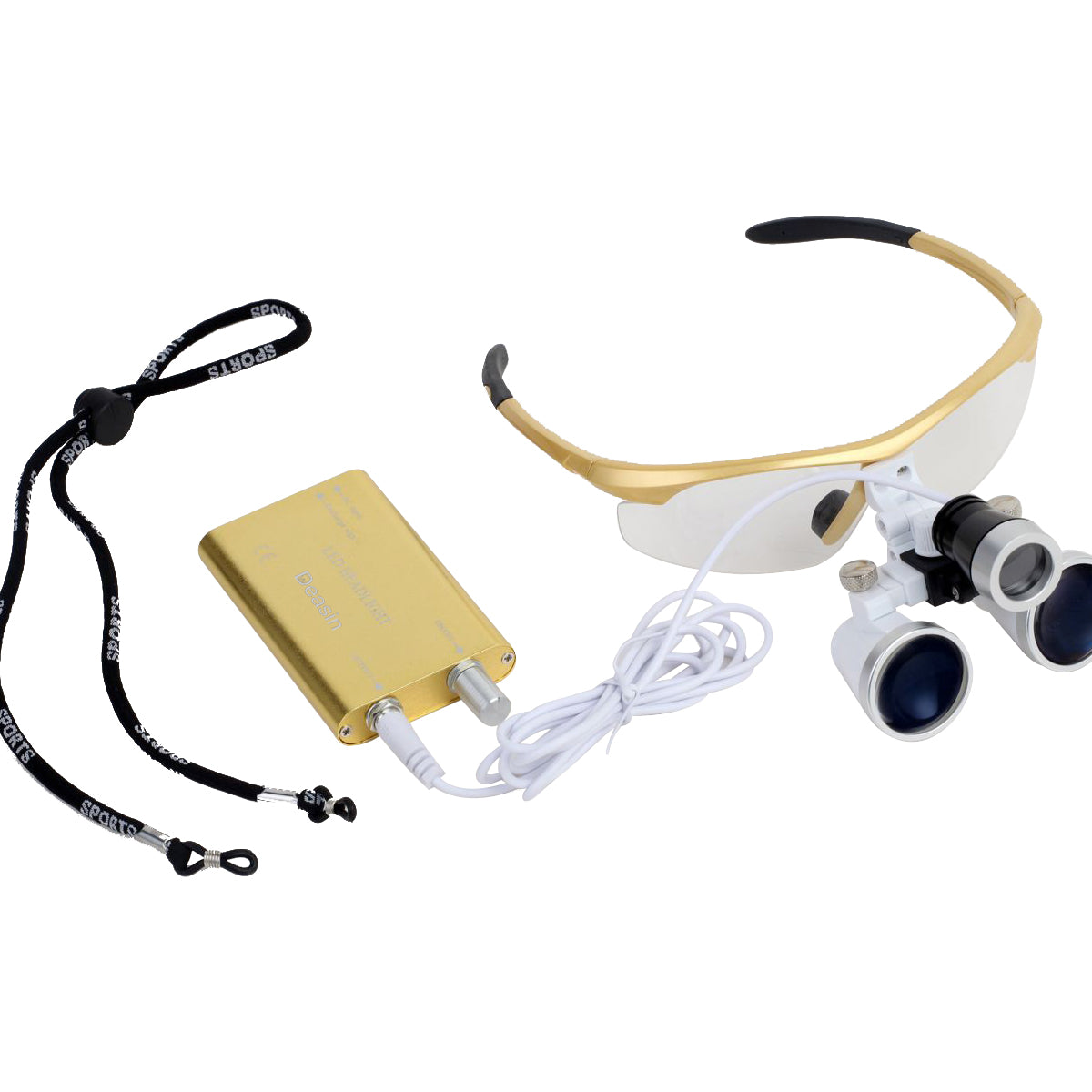 Medical Loupes With Light Dental Loupes Portable LED Headlight Clip Type