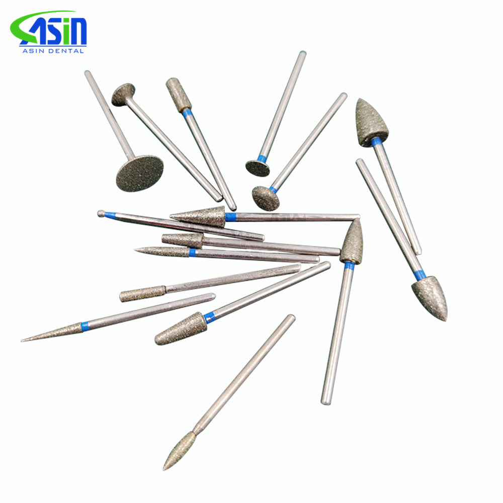 Dental Low Speed Straight Handpiece Diamond Grinding Head Handpiece Tip Diamond Bur(HP) Emery Dental Material Oral Tools