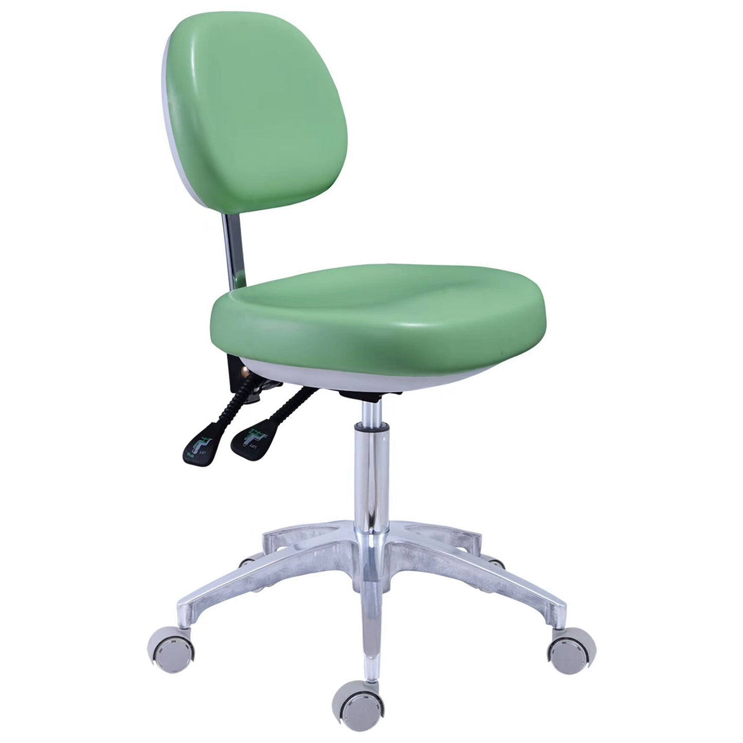 Dental Medical Stool With Wheels Hospital Used Height Adjustable Step Nursing Stainless Steel Medical Stool Dental Instrument