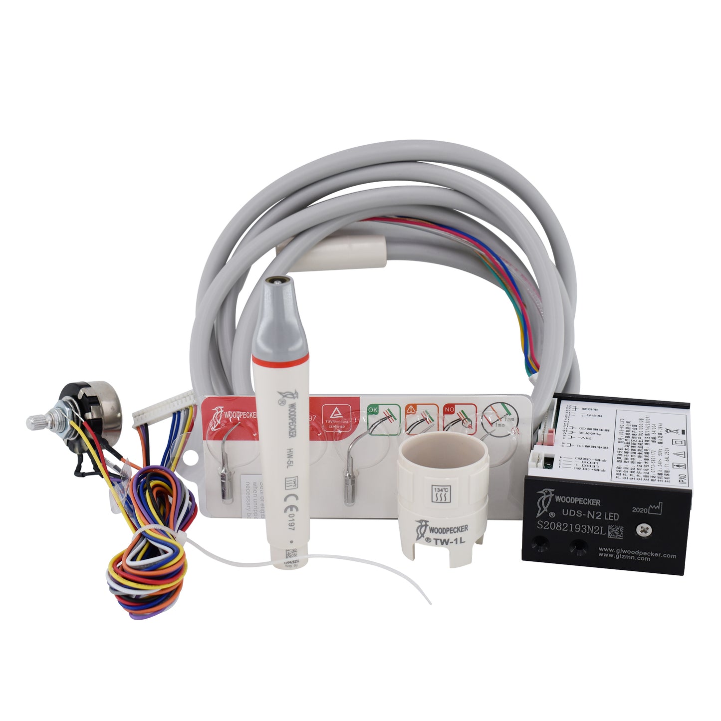 Dental Ultrasonic Scaler UDS-N2 with LED Light Built in UDS-N2 LED Ultrasonic Scaler