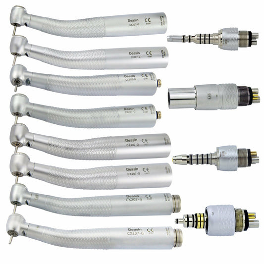 High Speed Turbine 6 Pins Coupler Dental Fiber Optic LED coxo Handpiece