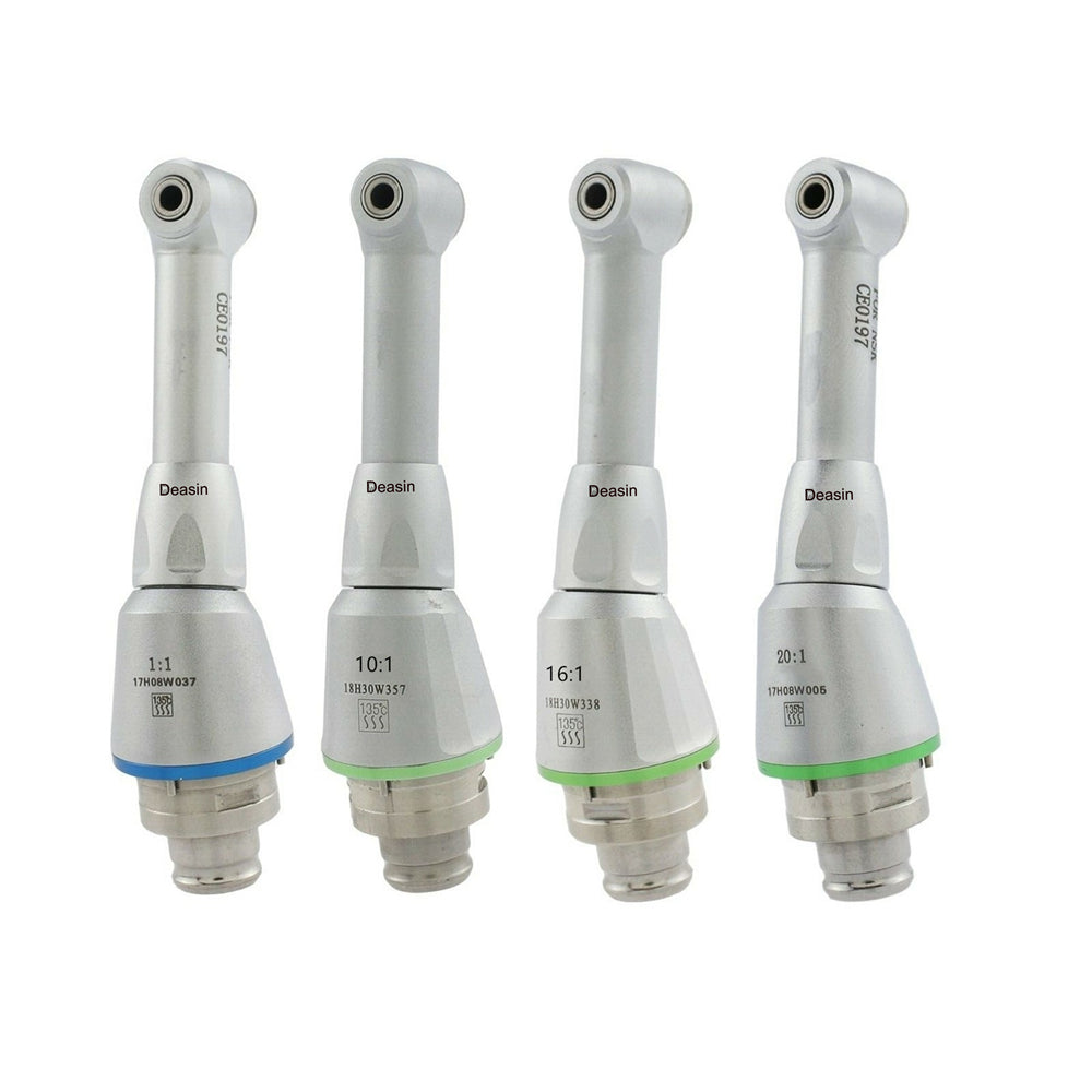 Dentistry Equipment Dental 20:1/16:1/10:1/1:1 Reduction Contra Angle Handpiece set Head for Cordless Endodontic Endo Motor