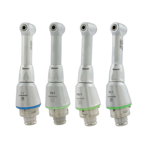 Dentistry Equipment Dental 20:1/16:1/10:1/1:1 Reduction Contra Angle Handpiece set Head for Cordless Endodontic Endo Motor