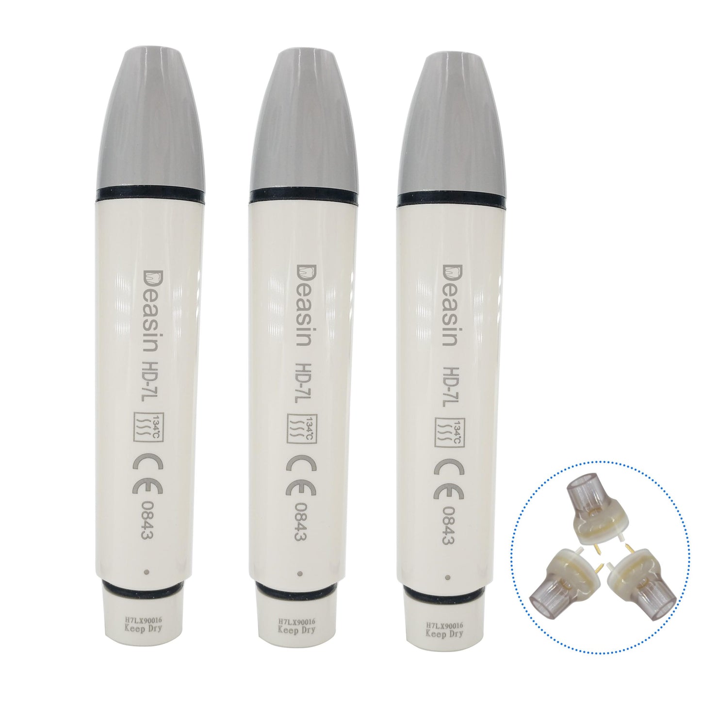 White dental scaler handpiece air scaler handpiece handle for wood pecker satelec HD-7L