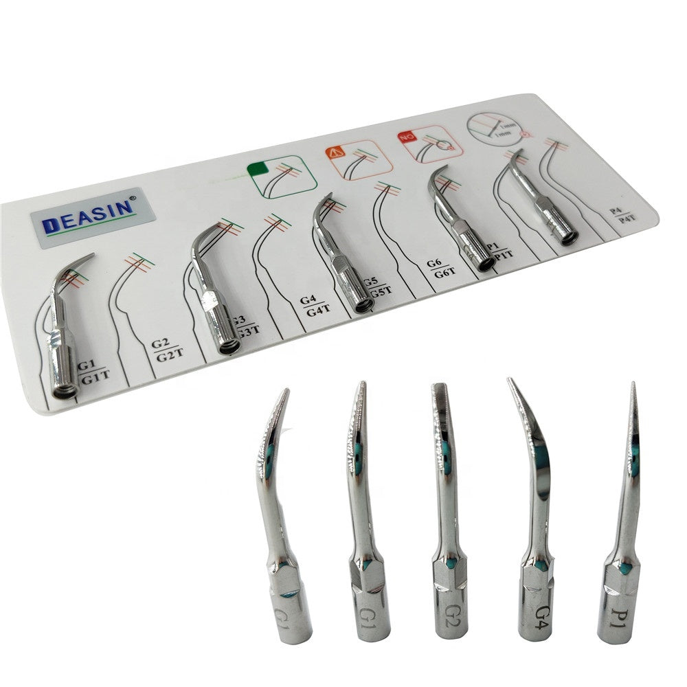 compatible Woodpecker Dental Piezo ultrasonic scaler tip G1 - G6 /P1 /P2/P3/P4T