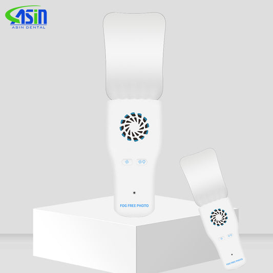 Dental Orthodontic Imaging LED Fog Free Photo Mirror Stainless Steel Refractor Cavity Obervation Reflector