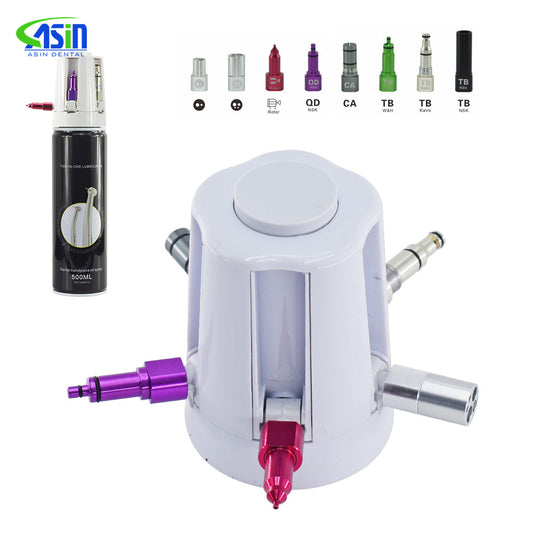 Dental Handpiece Care Lubricator Spray Cover Hood Portable Unit Easy To Lubricate Handpiece Oil Injector