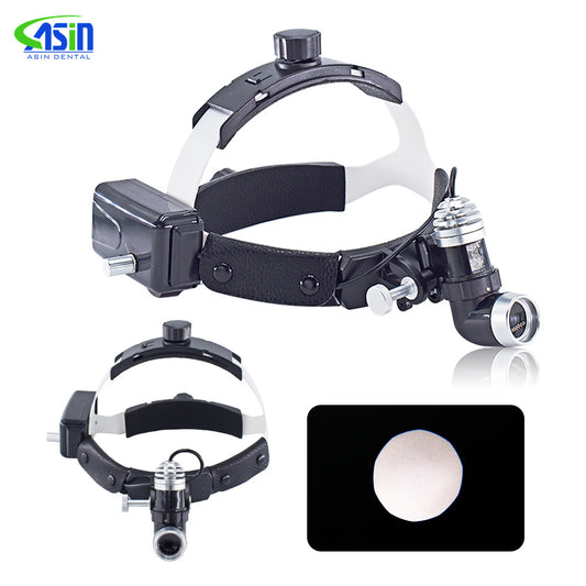 5W Dental LED Head Light Lamp Binocular Loupes Adjustable Brightness Spot Lab Headlamp Dentistry Surgical Headlight Foshan Asin