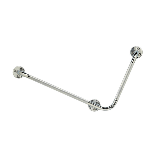 Chromed Bar Left Angle 32 x 16"