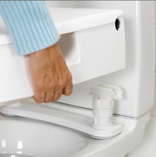 Cloo Fixed Raised Toilet Seat with Armrests