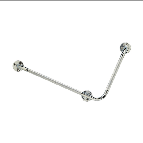 Chromed Bar Left Angle 24 x 16"