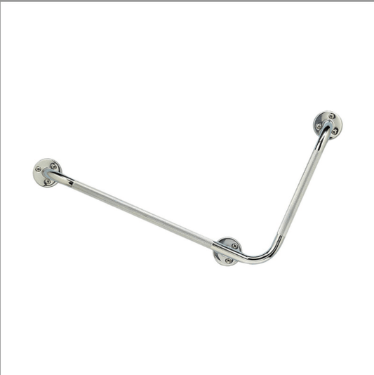 Chromed Bar Left Angle 24 x 16"