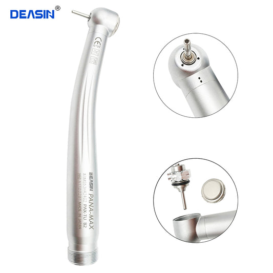 Dental High Speed Handpiece E-generator Integrated Standard Head Push Button 3 water Spray 2/4 Hole Handpiece