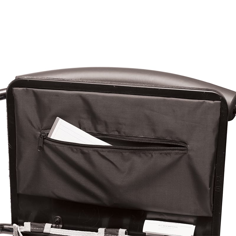 Deluxe Folding Rollator - Burgundy