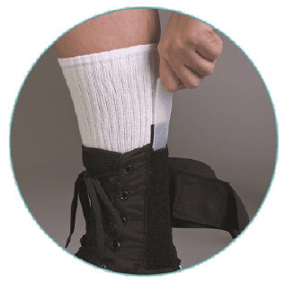 ASO - Ankle Stabilizing Orthosis with Stays White