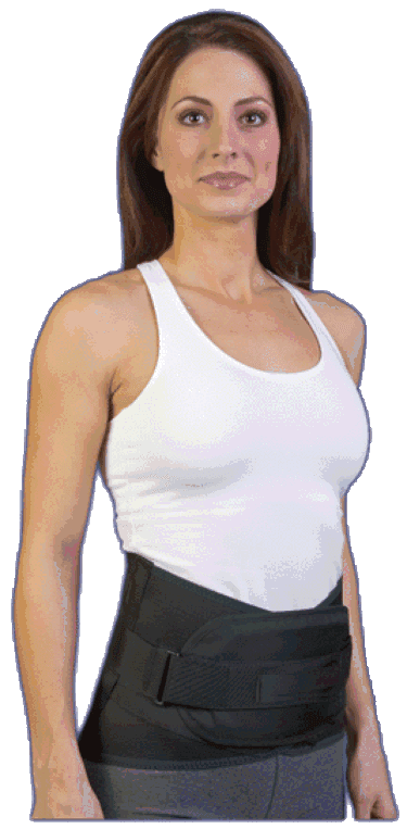 Back-n-Black with Dual Panels - Lumbar Support