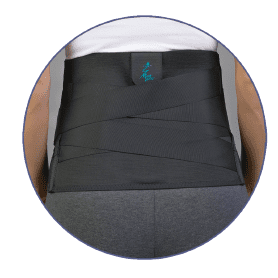 Back-n-Black with Dual Panels - Lumbar Support