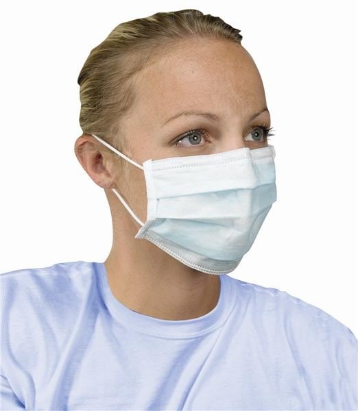 Wasip Pleated Mask with Ear Loop - 50/Box